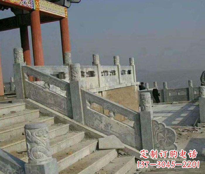 宜宾园林景观仿古石雕栏板