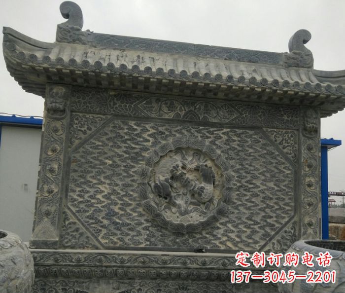 宜宾园林景观仿古石雕影壁