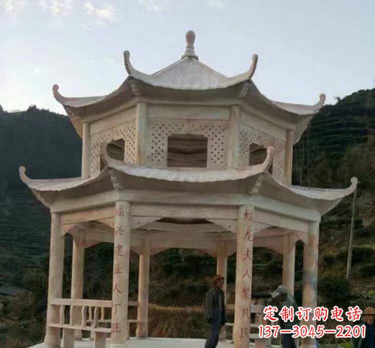 宜宾园林石雕凉亭