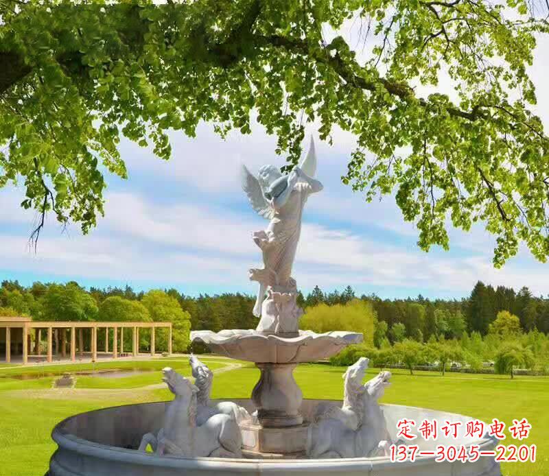 宜宾园林天使景观石雕