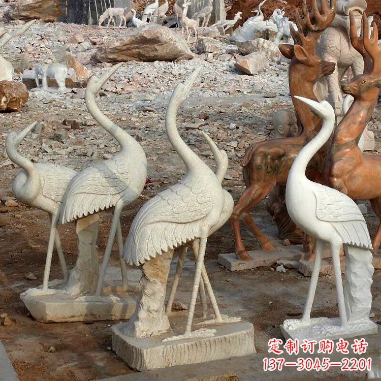 宜宾园林仙鹤石雕