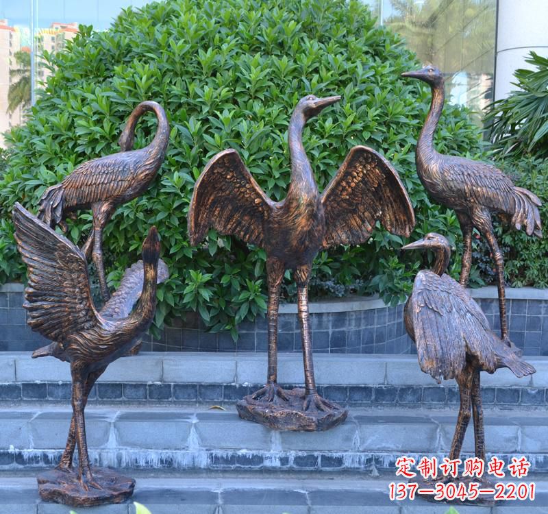 宜宾展翅仙鹤雕塑