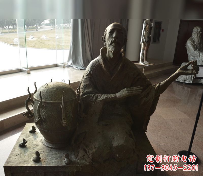 宜宾张衡铜雕
