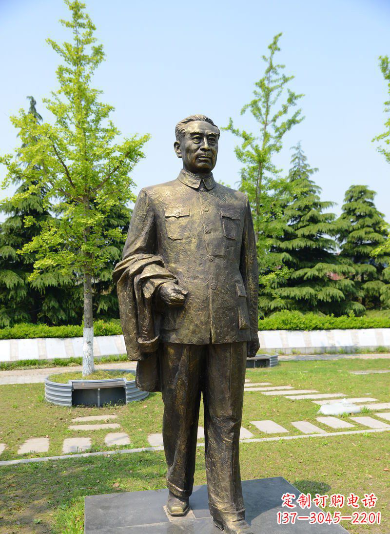 宜宾周总理伟人铜雕