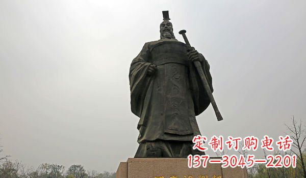 宜宾铸铜刘邦雕塑