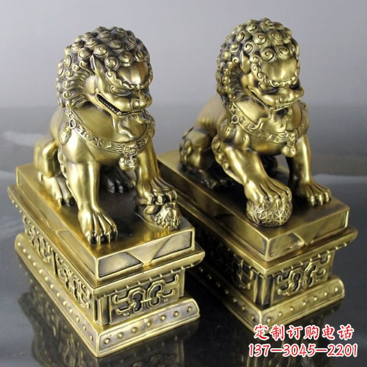 宜宾铸铜天安门狮子雕塑