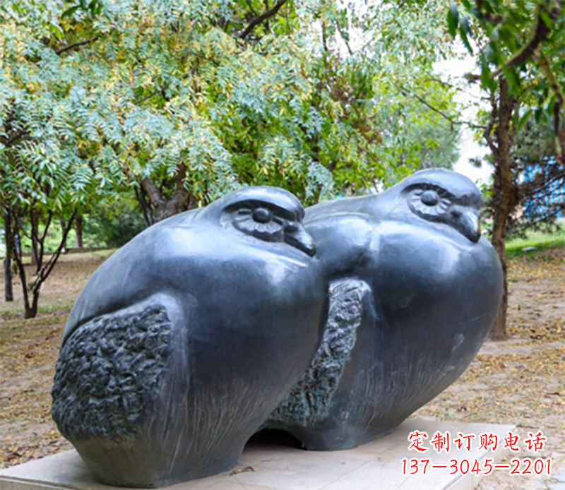 宜宾公园鸳鸯景观石雕