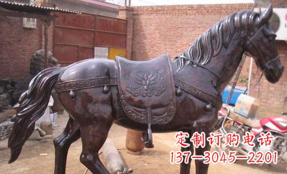 宜宾紫铜马公园铜雕